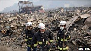 Japanese rescue team