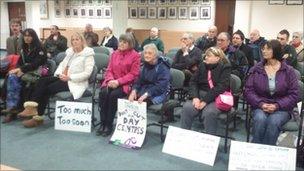 Sit-in protest at West Berkshire Council