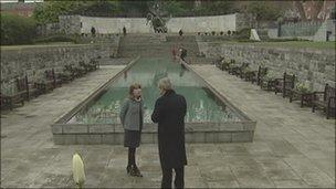 Garden of Remembrance in Dublin