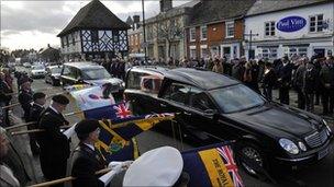 Repatriation through Wootton Bassett