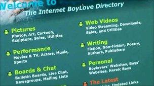 The boylover.net website