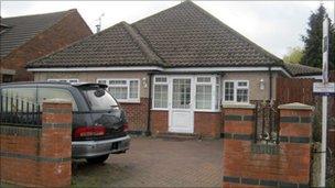 House belonging to Saeeda Khan, 68, of Whitmore Road, Harrow,