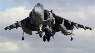 Harrier jump jet