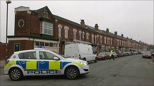 Mary Vale Road police cordon