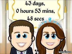 Royal wedding app, Weeworld