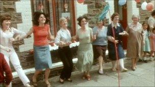 Street party celebrations in 1981