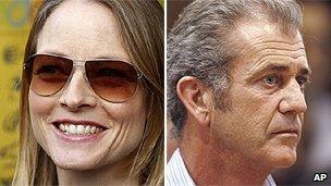 Jodie Foster and Mel Gibson