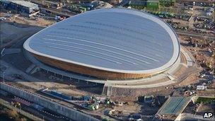 Velodrome at the London 2012 Olympic Park