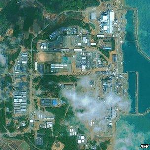 Satellite photo of plant