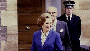 Margaret and Dennis Thatcher in 1979