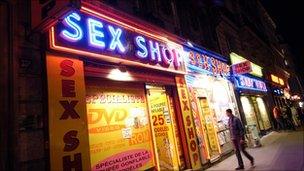 Paris sex shop