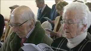 Remembrance service at Minster Church of St Andrew