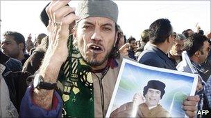 Gaddafi supporter