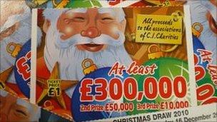 Channel Islands Christmas Lottery tickets