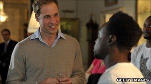 Prince William visiting Centrepoint