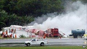 The Phuket plane crash in 2007