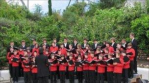 Performing in the Eden Project