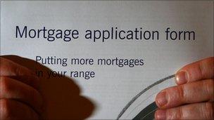 Mortgage application form