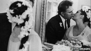 Richard Burton and Elizabeth Taylor