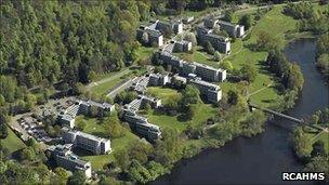 Stirling University. Pic: RCAHMS