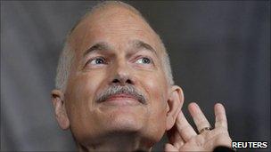 NDP leader Jack Layton