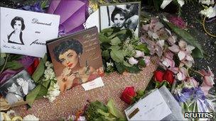 Elizabeth Taylor's star on the Hollywood Walk of Fame