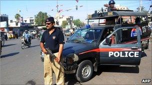 Police in Karachi