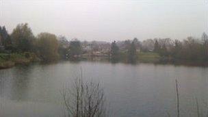 Heathfield Pond in Cobham