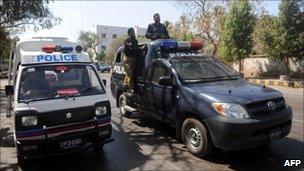 Police in Karachi