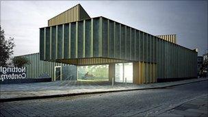 Front entrance of Nottingham Contemporary. Photo by Andy Taylor Smith