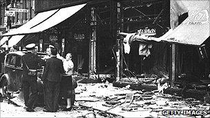 Broadgate, Coventry, following IRA bomb attack