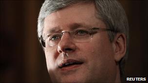 Canadian PM Stephen Harper