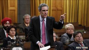 Liberal Party leader Michael Ignatieff in parliamentary debate on Friday