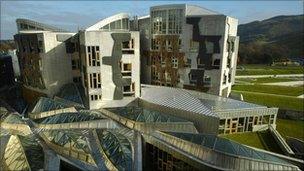 Scottish parliament building