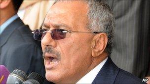 President Ali Abdullah Saleh (25 mar 2011)