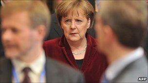 Angela Merkel at EU summit, 25 March 2011