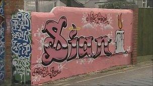 Sian mural in Swindon