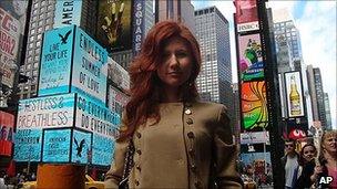 Anna Chapman in undated photo from Russian social networking site Odnoklassniki - released 28 June 2010