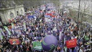 Embankment in London