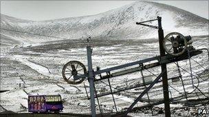 Scotland's only mountain railway near Aviemore