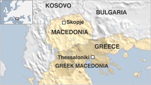Macedonia map