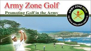 Army golf course in India