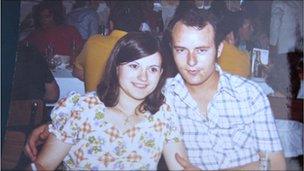 Salvador Martin and wife Ana Josefa, in 1970s, just before she became pregnant