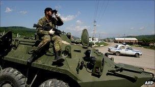 Security forces in Ingushetia - file pic