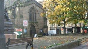 Cathedral Square, outside St Nicholas Cathedral. Photo: St Nicholas Cathedral