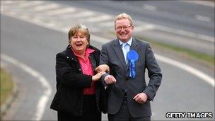 Annabel Goldie and Jackson Carlaw