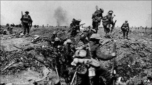 British troops at the Somme