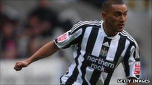 Newcastle player Danny Simpson