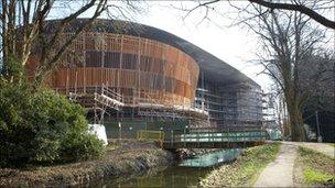 Dora Stoutzker Hall at the Royal Welsh College of Music and Drama in Cardiff