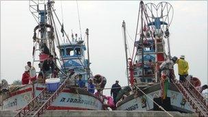 Fishing boats